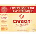 CANSON® Lavis Technique technisches Zeichenpapier, 24 cm x 32 cm, 24 x 32 cm, satiniert, 160 g/m²