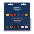 Set d´acryliques fines LEFRANC & BOURGEOIS, 12 tubes de 20 ml
