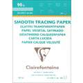 Clairefontaine Transparentpapier 90/95g, 21 cm x 29,7 cm, DIN A4, Block mit 50 Blatt, 90 g/m², Block (einseitig geleimt)