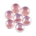 Galets de mosaïque en verre, Lilas irisé, Ø 15 - 20 mm, paquet de 100g, env. 20 - 25 pcs