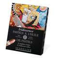 Coffret de pastel à l'huile Sennelier, 6 pastels, couleurs irisées