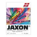 JAXON® Aquarellblock, 24 cm x 32 cm, 165 g/m², rau, Block (einseitig geleimt)