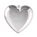 Coeur en plastique divisible, divisible, hauteur 6 cm