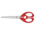 Ciseaux Wonday, longueur de 17 cm, anneaux rouges