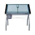Table à dessin Futura Craft Station, grise / plateau bleu