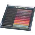 Set de 12 crayons "brush" FABER-CASTELL PITT® artist pen, Nuances ocres