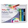 Pastels pour tissus PENTEL® Arts Fabric Fun®, 7 pastels