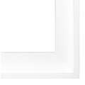I LOVE ART Schattenfugenrahmen L-Profil, 46 cm x 33 cm (8P), Weiß