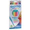 Sets de crayons aquarellables Stilnovo GIOTTO, set de 12 crayons