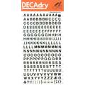 Pochette lettres et caractères transfert DECAdry, 6 mm, 216 caractères