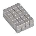Aimants cubes néodyme ECOBRA, 48 aimants à 1,2kg de force d´adhérence chacun, 5x5x5 mm