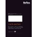 Reflex Mal- und Zeichenblock, 21 cm x 29,7 cm, 110 g/m², matt, Block mit 50 Blatt (einseitig geleimt)
