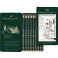 Crayons graphite en coffret CASTELL® 9000, Design-Set 12 crayons