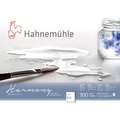 Hahnemühle Harmony Watercolour Aquarellpapier, rau, 29,7 cm x 42 cm, DIN A3, 300 g/m², Block (vierseitig geleimt)