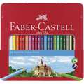 Crayons de couleur FABER-CASTELL dans une boîte en métal, 24 crayons