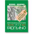 FABRIANO® ECO Künstlerpapier, Weiß, 21 cm x 29,7 cm, DIN A4, 200 g/m², 50 Blatt, Block (einseitig geleimt)