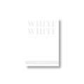 Papier à dessin FABRIANO® White White, 29,7 cm x 42 cm, DIN A3, 300 g/m², mat, Bloc de 20 feuilles, 300 g/m²