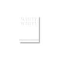 Papier à dessin FABRIANO® White White, 24 cm x 32 cm, 300 g/m², mat, Bloc de 20 feuilles, 300 g/m²