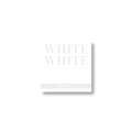 Papier à dessin FABRIANO® White White, 20 cm x 20 cm, 300 g/m², mat, Bloc de 20 feuilles, 300 g/m²