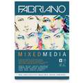 Bloc  de papier Mixed Media Fabriano®, 21 cm x 29,7 cm, DIN A4, 160 g/m², Bloc avec 60 feuilles