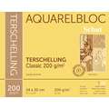 Bloc aquarelle Terschelling Schut, demi satin, 24 cm x 30 cm, 200 g/m², Classic, fin