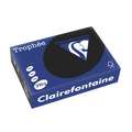 Papier de couleur d´impression Trophée Clairefontaine, noir, 210 g/m², 21 cm x 29,7 cm, DIN A4, Paquet de 250 pièces