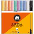 Set initiation de marqueurs ONE4ALL 127HS MOLOTOW™, set de 10 marqueurs, couleurs pastelles