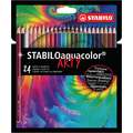 Sets de crayons aquarellables STABILOaquacolor® ARTY, Etui de 24, Set