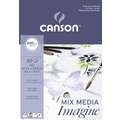 CANSON® MIXED MEDIA Imagine Feinkorn, DIN A2, 200 g/m², Block (einseitig geleimt)