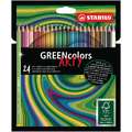 Etuis de crayons STABILO® GREENcolors ARTY, Etui de 24, Set