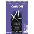 CANSON® XL Mix Media 300 g/qm, 14,8 cm x 21 cm, DIN A5, 300 g/m², matt, Spiralblock