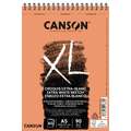CANSON® XL® Extra Weiß - Skizzen- und Studienblock, 14,8 cm x 21 cm, DIN A5, 90 g/m², matt, Spiralblock mit 60 Blatt