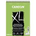Bloc XL CANSON® recyclé, 14,8 cm x 21 cm, DIN A5, 160 g/m², fin, Bloc à spirales