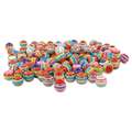 Lot de 200 perles multicolores rondes, Lot de 200 perles