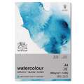 Papier aquarelle classique WINSOR & NEWTON™, 300 g/m², 21 cm x 29,7 cm, DIN A4, fin, 300 g/m², Bloc de 12 feuilles