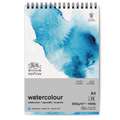 Papier aquarelle classique WINSOR & NEWTON™, 300 g/m², DIN A4, 29,7 cm x 21 cm, fin, 300 g/m², Bloc à spirales de 12 feuilles