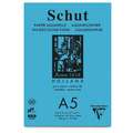 Bloc et carton pour aquarelle Schut, 14,8 cm x 21 cm, DIN A5, 250 g/m², fin, Bloc de 40 feuilles