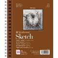 Bloc de papier à croquis Strathmore® 400 Sketch, 14,8 cm x 21 cm, DIN A5, 89 g/m², fin, Bloc à spirales
