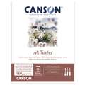 CANSON® Mi-Teintes® Pastellblock, 32 cm x 41 cm, Block (einseitig geleimt), 160 g/m², Weiß