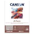 CANSON® Mi-Teintes® Pastellblock, 24 cm x 32 cm, Block (einseitig geleimt), 160 g/m², Grautöne