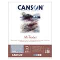 CANSON® Mi-Teintes® Pastellblock, 32 cm x 41 cm, Block (einseitig geleimt), 160 g/m², Graublau