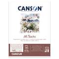 CANSON® Mi-Teintes® Pastellblock, 24 cm x 32 cm, Block (einseitig geleimt), 160 g/m², Weiß