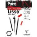Papier Paint'On Mix Media Lisse Clairefontaine, 14,8 cm x 21 cm, DIN A5, lisse, 250 g/m², Bloc de 25 feuilles