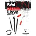 Papier Paint'On Mix Media Lisse Clairefontaine, Bloc collé 1 côté, 29,7 cm x 42 cm, DIN A3, 250 g/m², Bloc de 25 feuilles