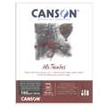 CANSON® Mi-Teintes® Pastellblock, 32 cm x 41 cm, Block (einseitig geleimt), 160 g/m², Schwarz