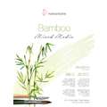 Hahnemühle Bamboo-Mixed Media Künstlerkarton, 24 cm x 32 cm, 25 Blatt=50 Seiten, 265 g/m², Block (zweiseitig geleimt)