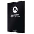 Livre de dessin Blackbook MOLOTOW™, 21 cm x 29,7 cm, DIN A4, 90 g/m²
