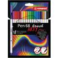 Sets de feutres STABILO® Pen 68 brush ARTY, 18 feutres, Set