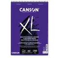CANSON® XL® Fluid Mixed Media Spiralblock, 21 cm x 29,7 cm, DIN A4, 250 g/m², glatt, Spiralblock