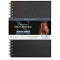Carnet de croquis à spirales Stillman & Birn™, série NOVA, 17,8 cm x 25,4 cm, 150 g/m², Carnet à esquisses, Papier noir